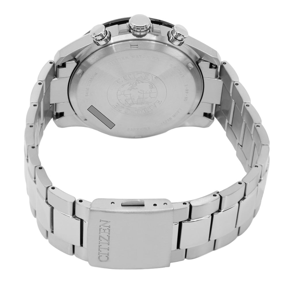 Citizen Men's CA4444-82L Eco-Drive Blue Dial Titanium