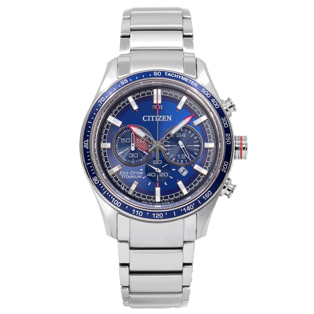 Citizen Men's CA4490-85L Super Titanium Eco-Drive Blue Watch