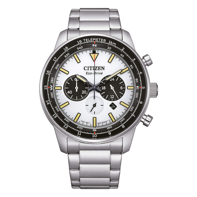 Citizen Men's CA4500-91A Aviator Crono Eco-Drive