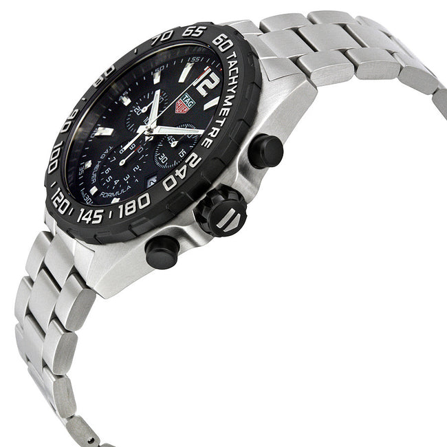 Tag Heuer Men s CAZ1010.BA0824 F1 Chrono Black Dial Watch