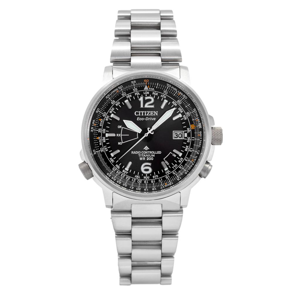 CB0230-81E-Citizen Men's CB0230-81E Pilot Super Titanium Date Eco-Drive