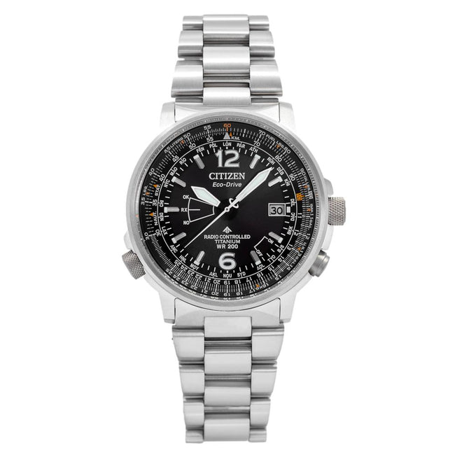 Citizen Men's CB0230-81E Pilot Super Titanium Date Eco-Drive