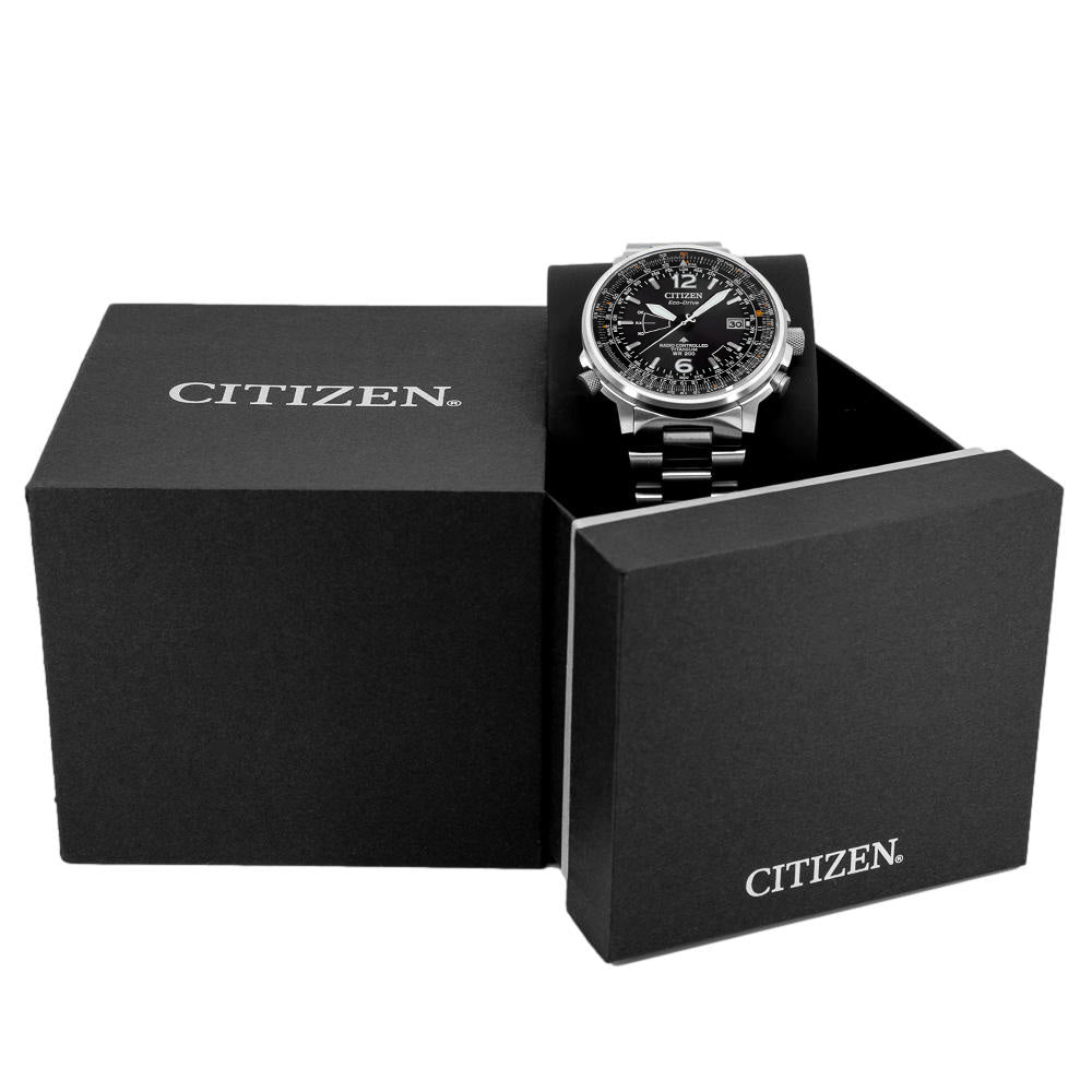Citizen Men's CB0230-81E Pilot Super Titanium Date Eco-Drive