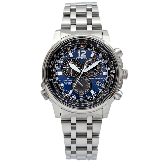 Citizen Herrenuhr CB5850-80L Chrono Pilot Super Titanio
