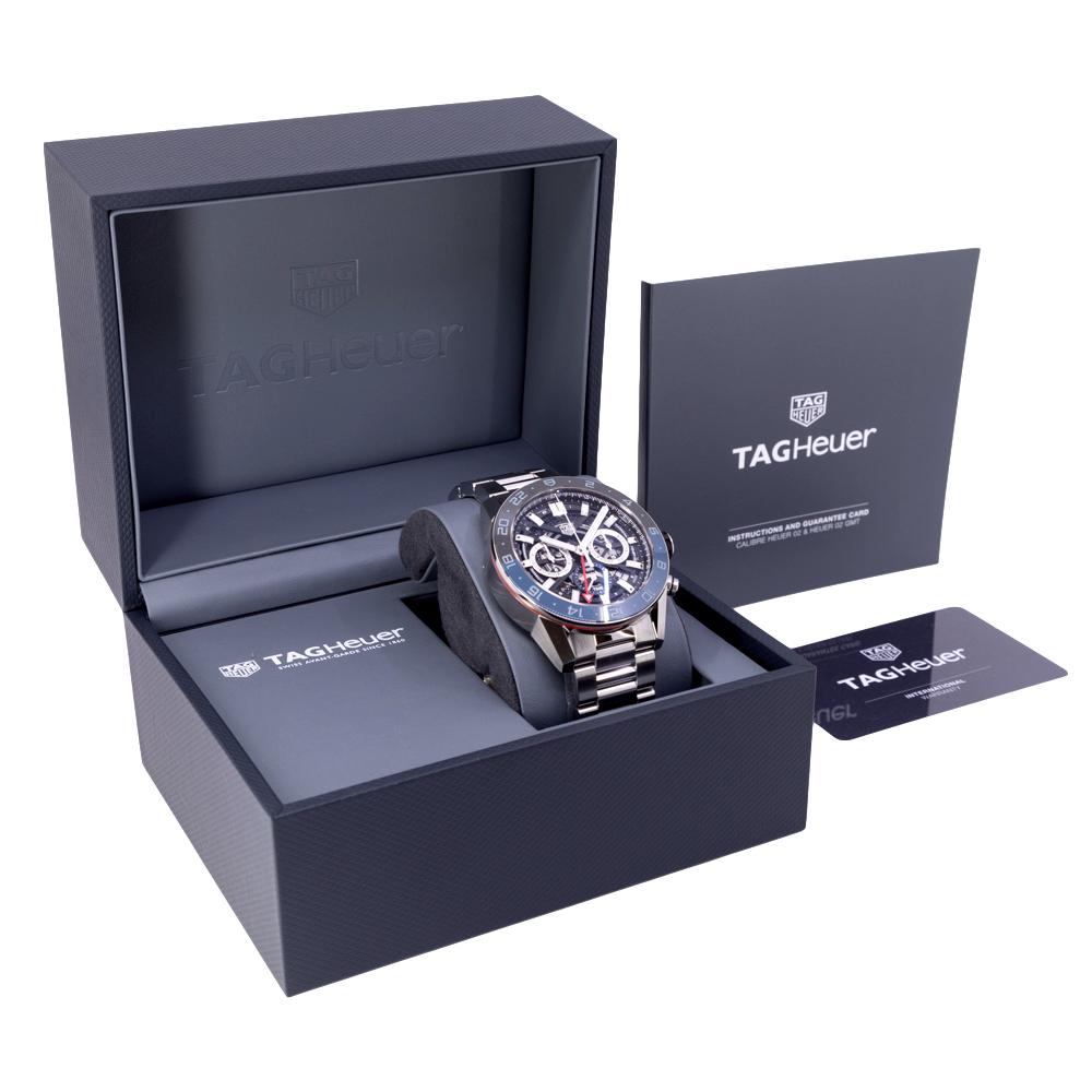 TAG Heuer Men's CBG2A1Z.BA0658 Carrera Calibre Heuer 02 GMT
