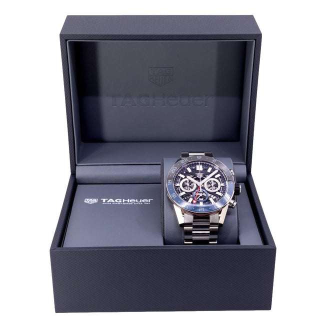 TAG Heuer Herren CBG2A1Z.BA0658 Carrera Kaliber Heuer 02 GMT
