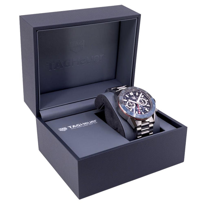 TAG Heuer Men's CBG2A1Z.BA0658 Carrera Calibre Heuer 02 GMT
