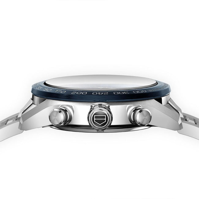 Tag Heuer CBN2A1A.BA0643 Carrera Blaues Zifferblatt Chrono Uhr