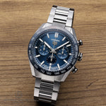 Tag Heuer CBN2A1A.BA0643 Carrera Blaues Zifferblatt Chrono Uhr