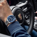 Tag Heuer CBN2A1A.BA0643 Carrera Blaues Zifferblatt Chrono Uhr
