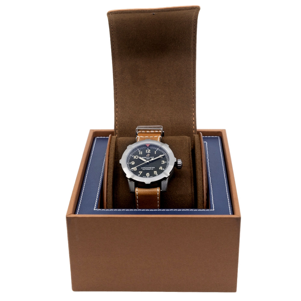 Breitling EB2040101L1X1 Navitimer Super 8 Green Dial Watch