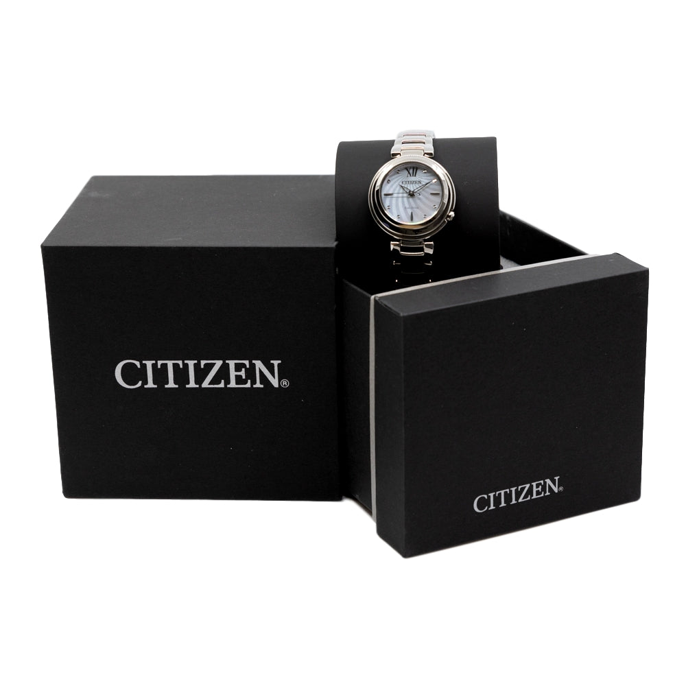 Citizen Ladies EM0331-52D White Dial Diamonds Watch