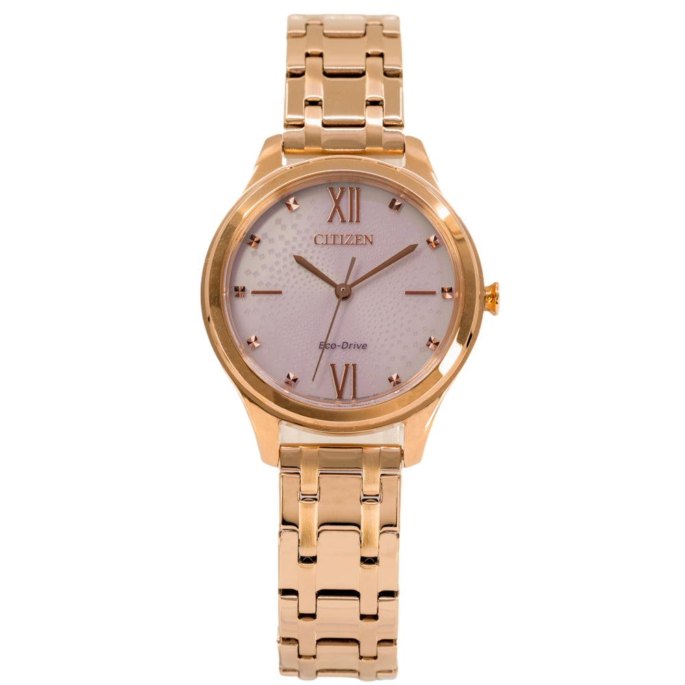 Citizen Damen EM0503-75X Eco-Drive Gold plattiert Uhr