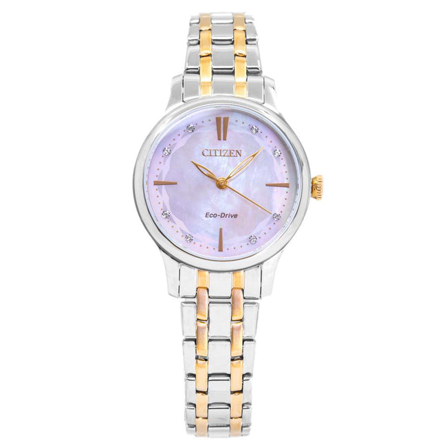 Citizen Ladies EM0896-89Y Dress Crystal Dial MoP
