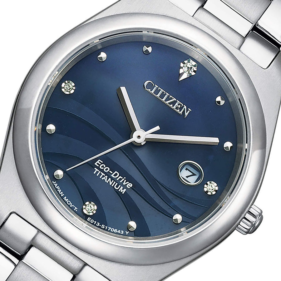 Citizen Ladies EW2600-83L Super Titanuim Gemstone Watc