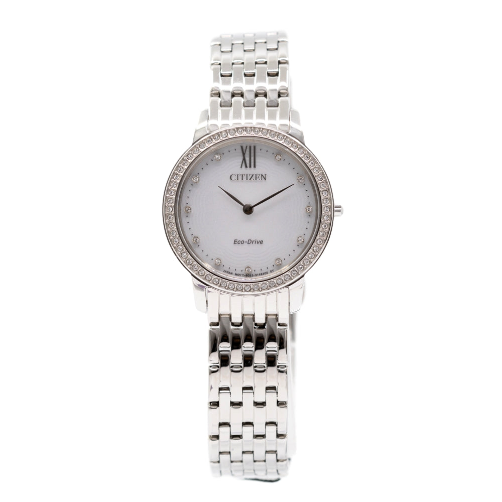 Citizen Damen EX1480-82A Eco-Drive Diamanten Uhr