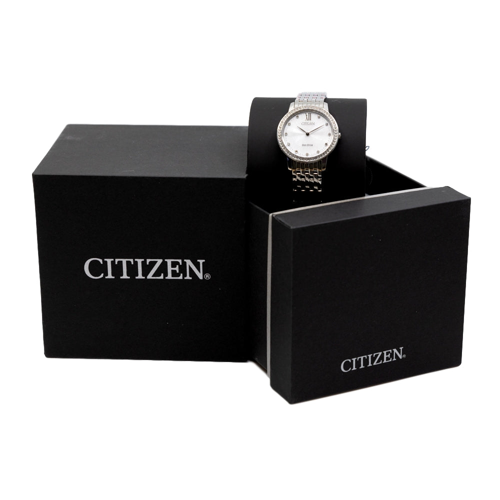 Citizen Damen EX1480-82A Eco-Drive Diamanten Uhr