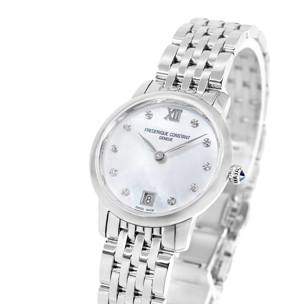 Frederique Constant Women's FC-220MPWD1S26B Slimline Quartz