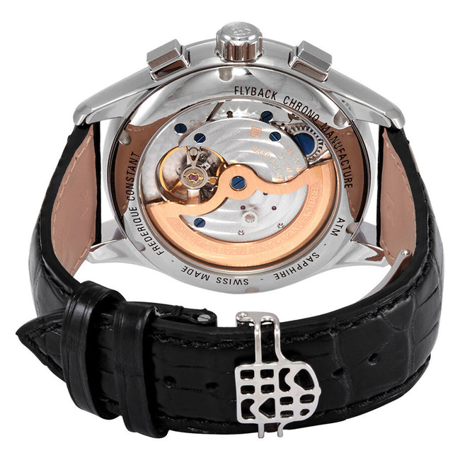 Frederique Constant Herren FC-760DG4H6 Flyback Chronograph Manufaktur Schwarz
