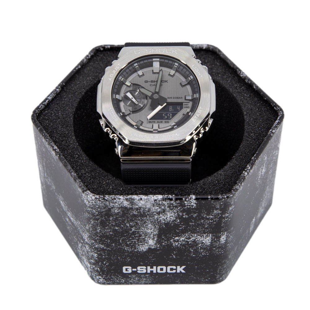 CASIO G-SHOCK GM-2100-1AER グレー 一文字盤 Casio G-Shock GM-2100-1AER – Henry Richards London