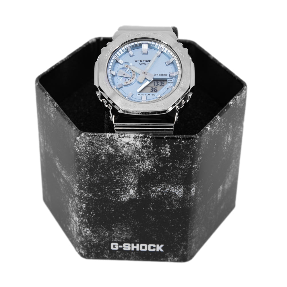 Casio Men's GM-2110D-2AER G-Shock Blue Dial Quartz