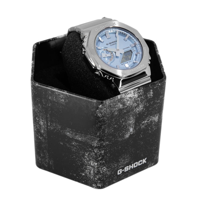 Casio Men's GM-2110D-2AER G-Shock Blue Dial Quartz