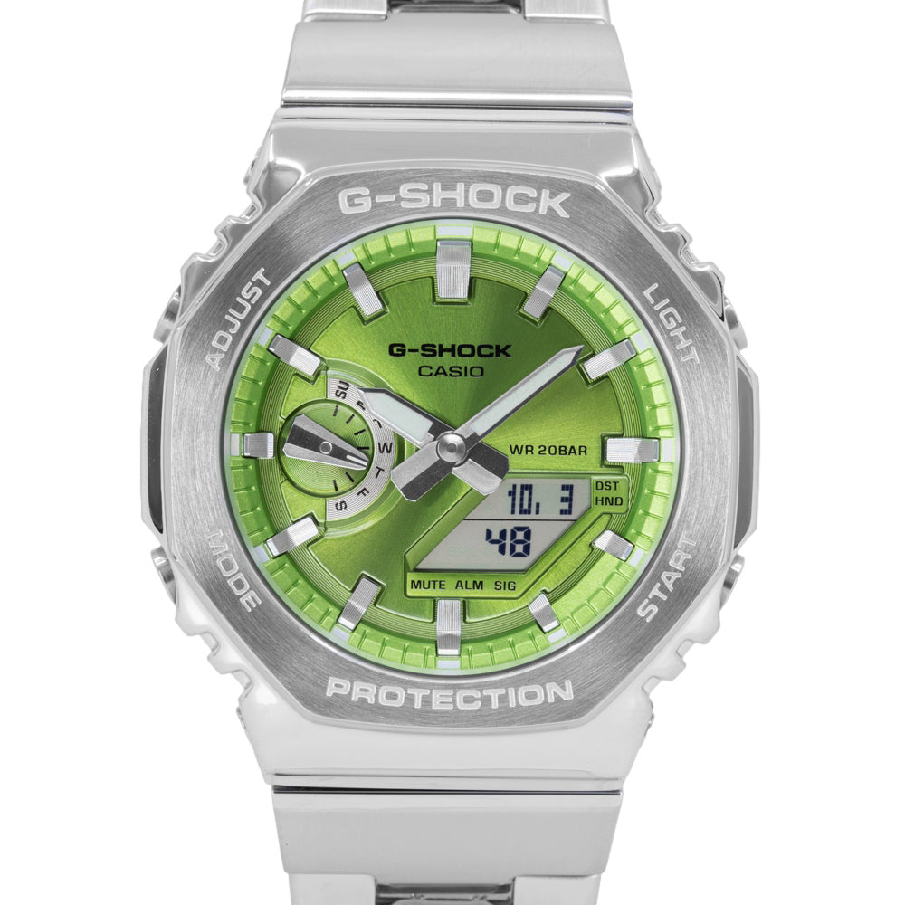 Casio Men's GM-2110D-3AER G-Shock Green Dial Quartz
