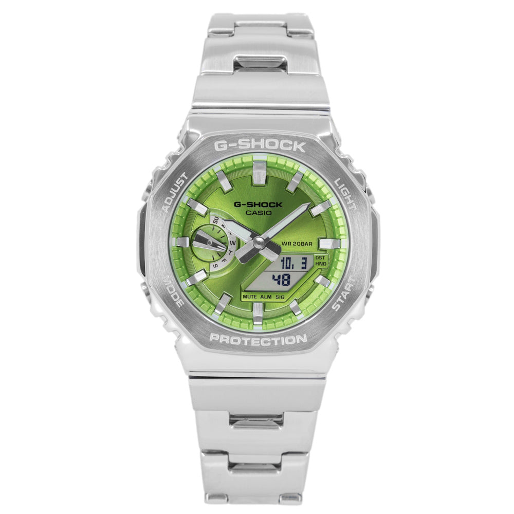 Casio Men's GM-2110D-3AER G-Shock Green Dial Quartz