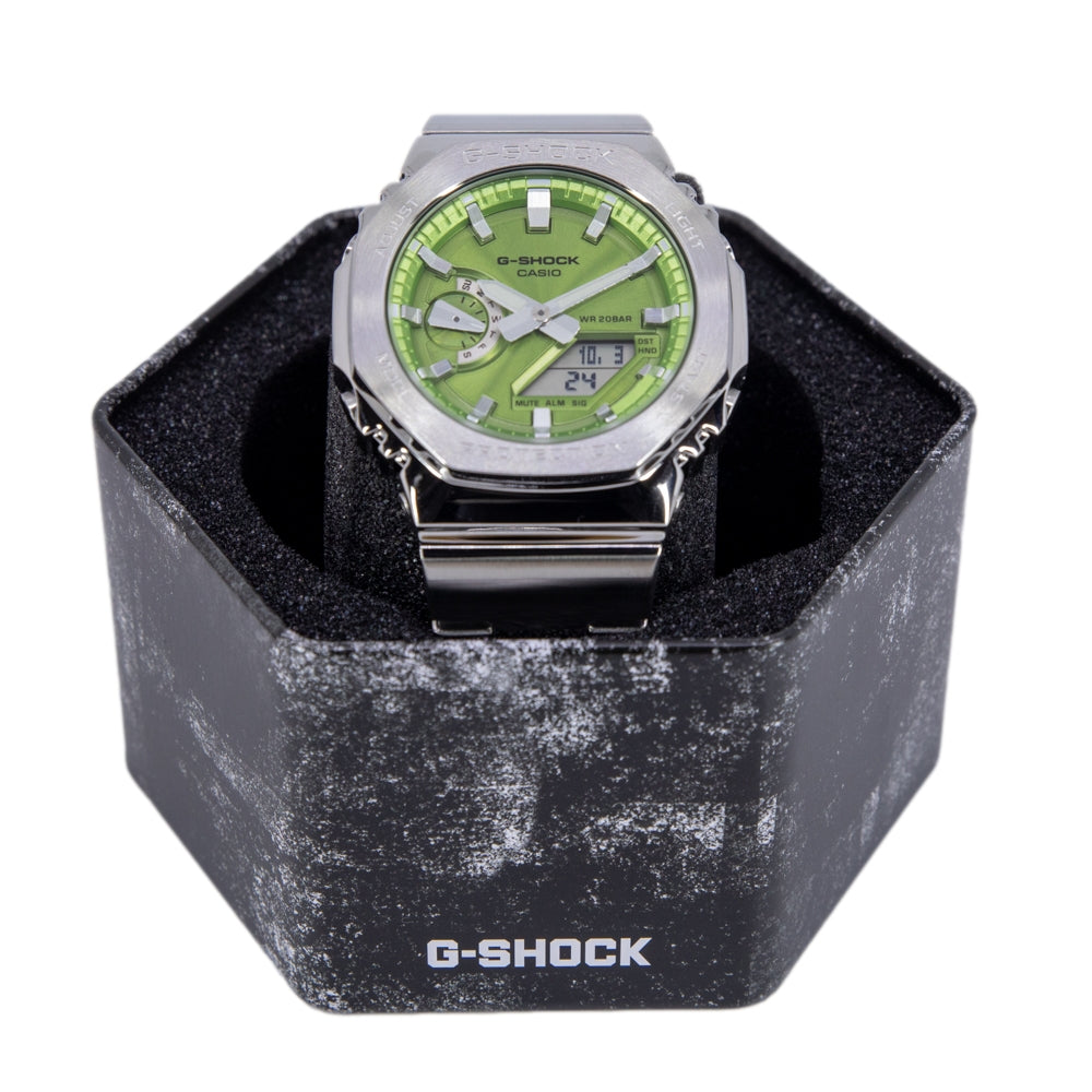 Casio Men's GM-2110D-3AER G-Shock Green Dial Quartz