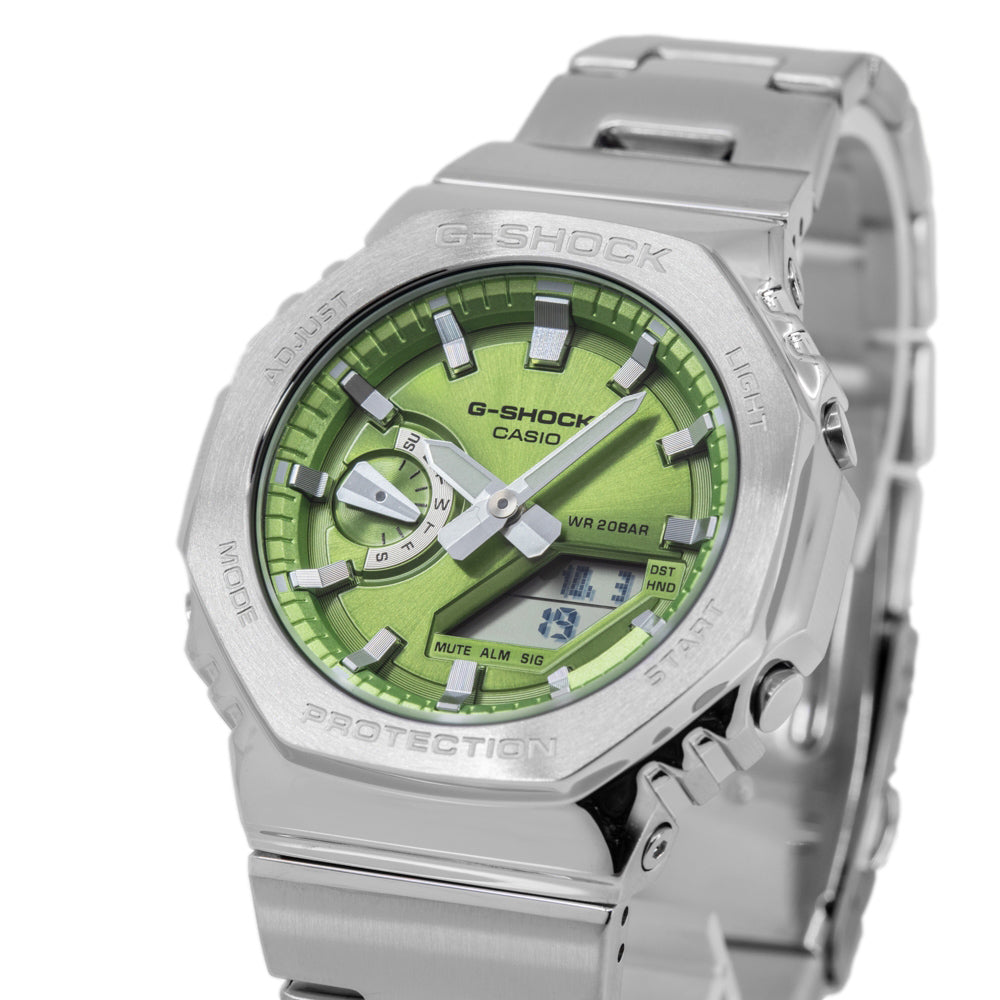 Casio Men's GM-2110D-3AER G-Shock Green Dial Quartz