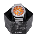 Casio Men's GM-2110D-4AER G-Shock Orange Dial Quartz