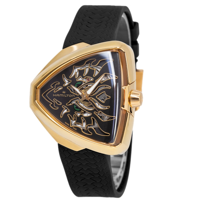 Hamilton Men's H24525332 Ventura Elvis80 Skeleton Auto