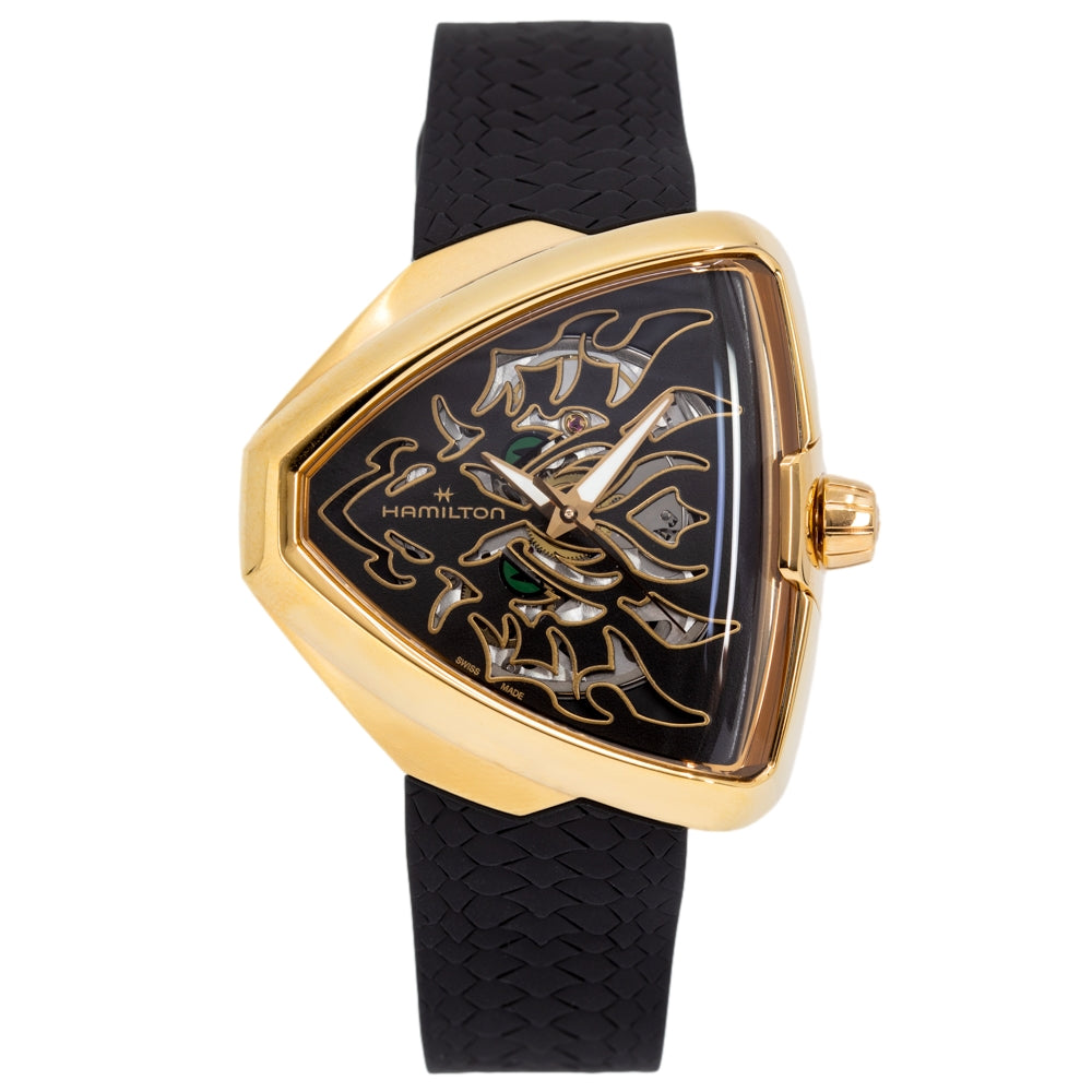 Hamilton Men's H24525332 Ventura Elvis80 Skeleton Auto