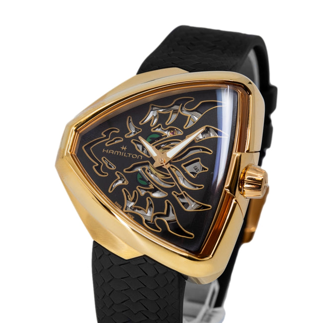 Hamilton Men's H24525332 Ventura Elvis80 Skeleton Auto