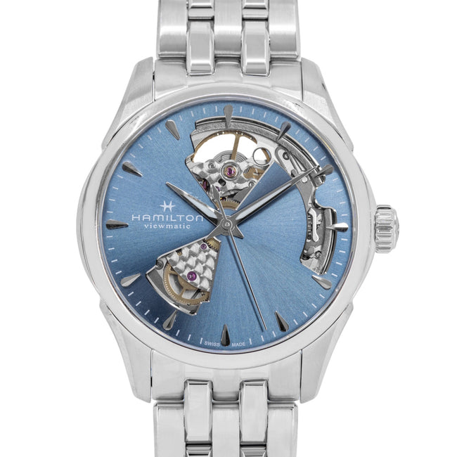 Hamilton Ladies H32215140 Open Heart Blue Dial Watch