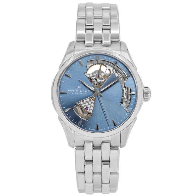 Hamilton Ladies H32215140 Open Heart Blue Dial Watch