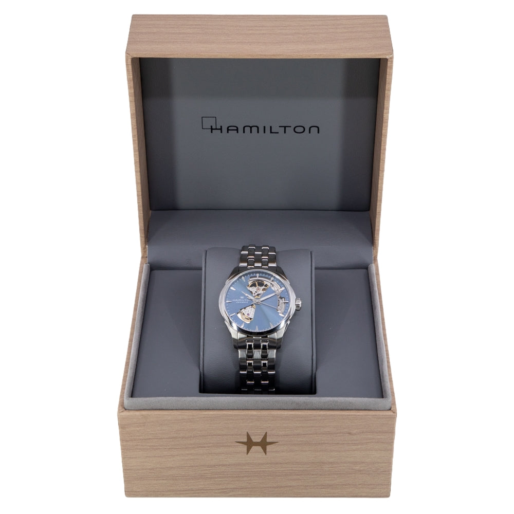 Hamilton Ladies H32215140 Open Heart Blue Dial Watch
