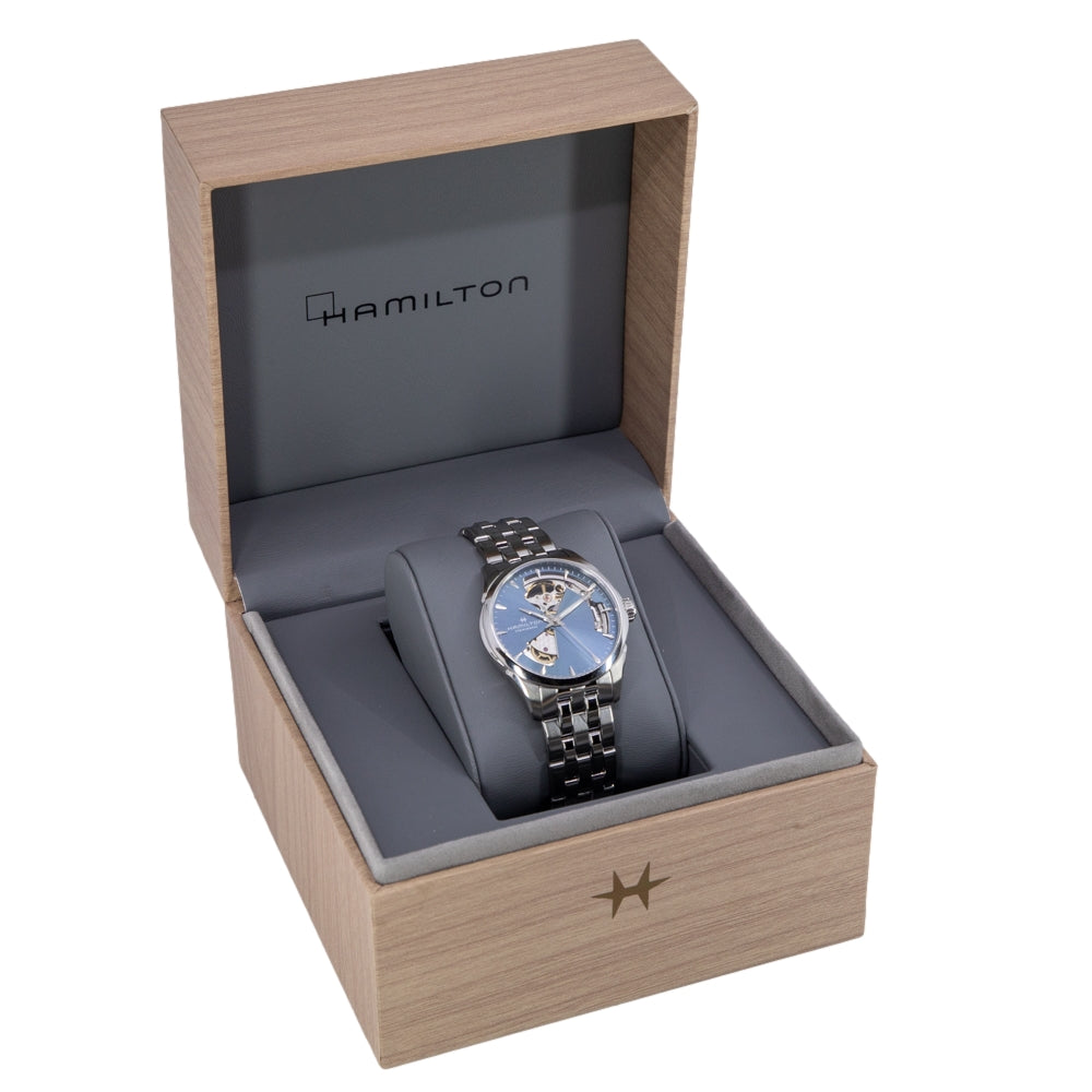 Hamilton Ladies H32215140 Open Heart Blue Dial Watch