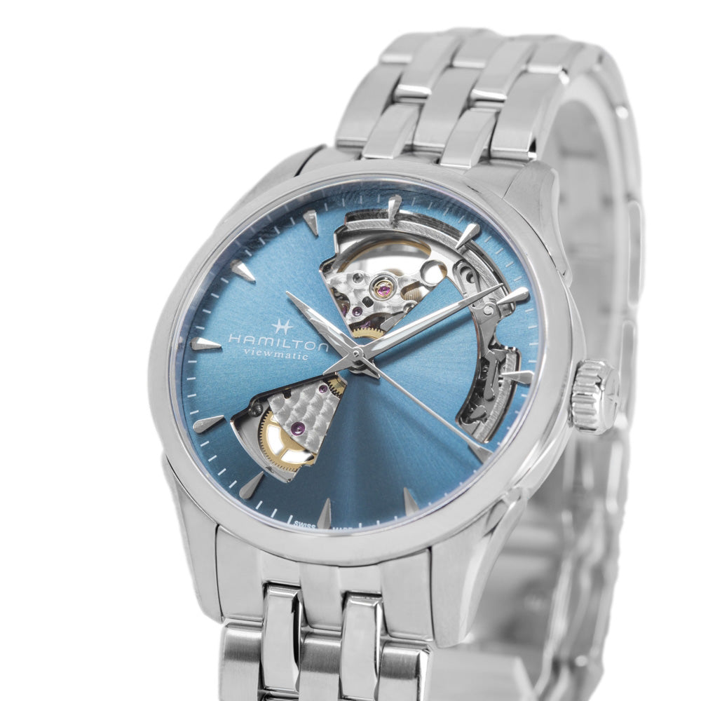 Hamilton Ladies H32215140 Open Heart Blue Dial Watch