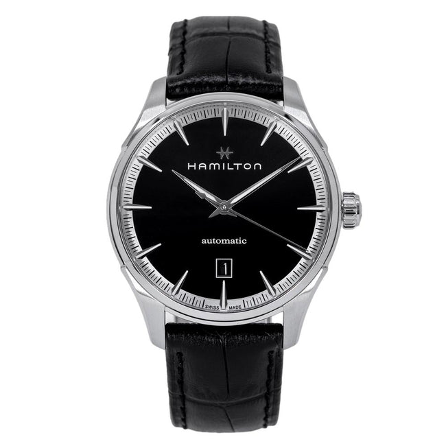 Hamilton Men's H32475730 Jazzmaster Auto Black Dial Watch