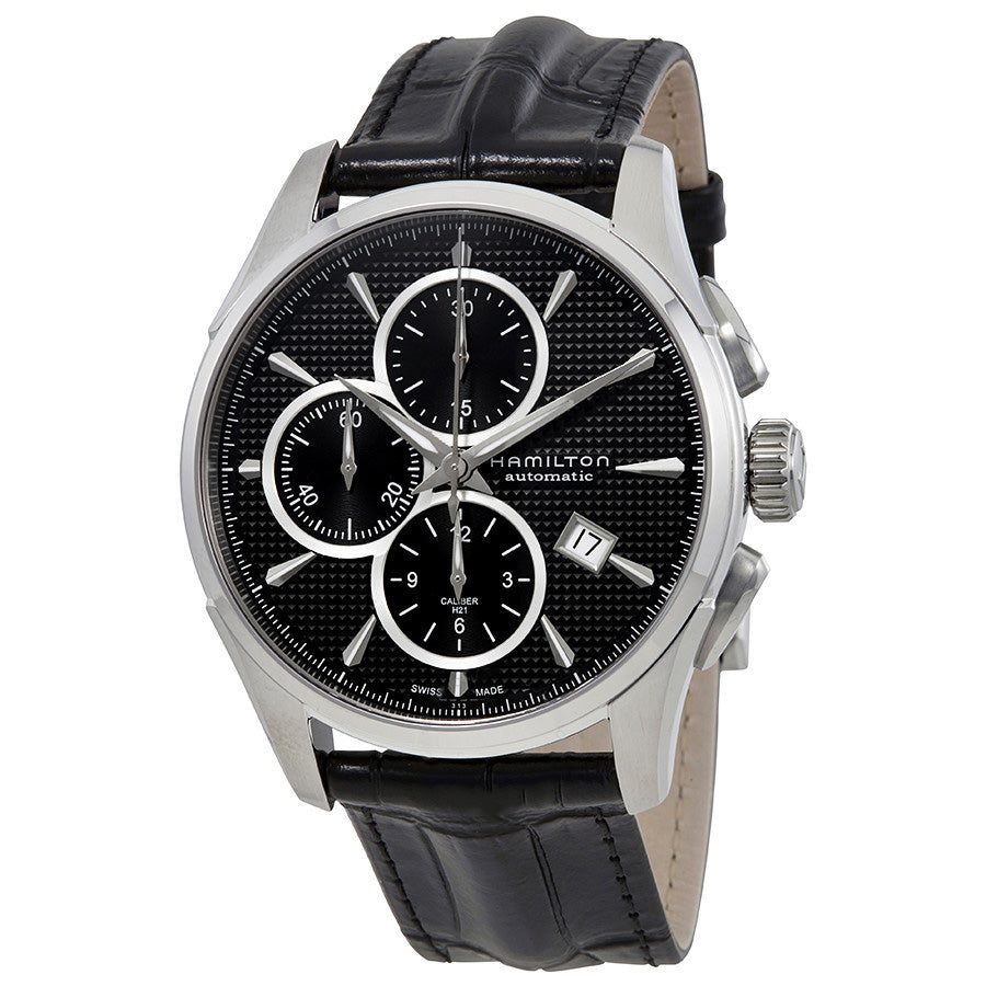 Hamilton Men's H32596731 Jazzmaster Chrono Black Dial Watch