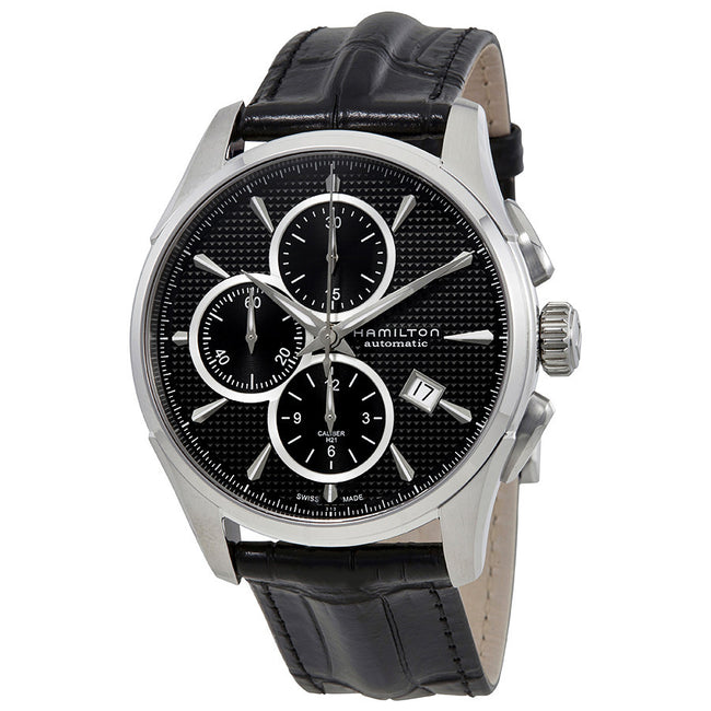 Hamilton Men's H32596731 Jazzmaster Chrono Black Dial Watch