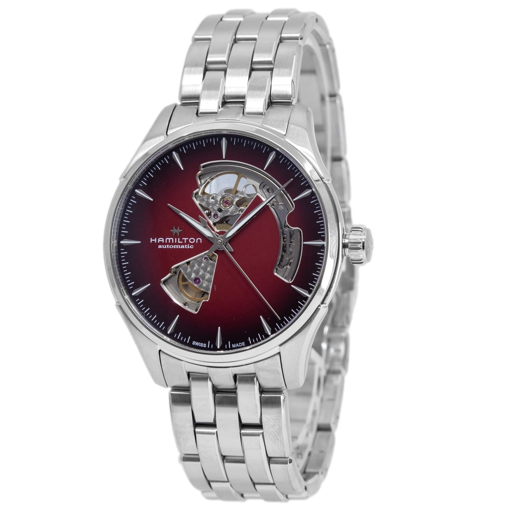 H32675170-Hamilton Men's H32675170 Jazzmaster Open Heart Automatic