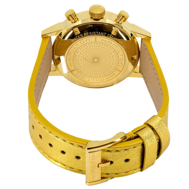 Hamilton Men's H38436830 Intra-Matic Chrono Golden Watch