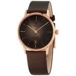 Hamilton Men's H38465501 Intra-Matic Brown Dial Watch