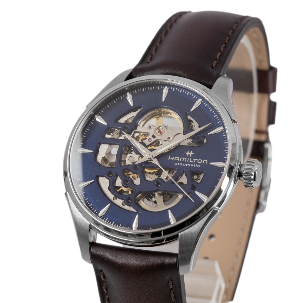 Hamilton Men's H42535541 Jazzmaster Skeleton 40mm Automatic