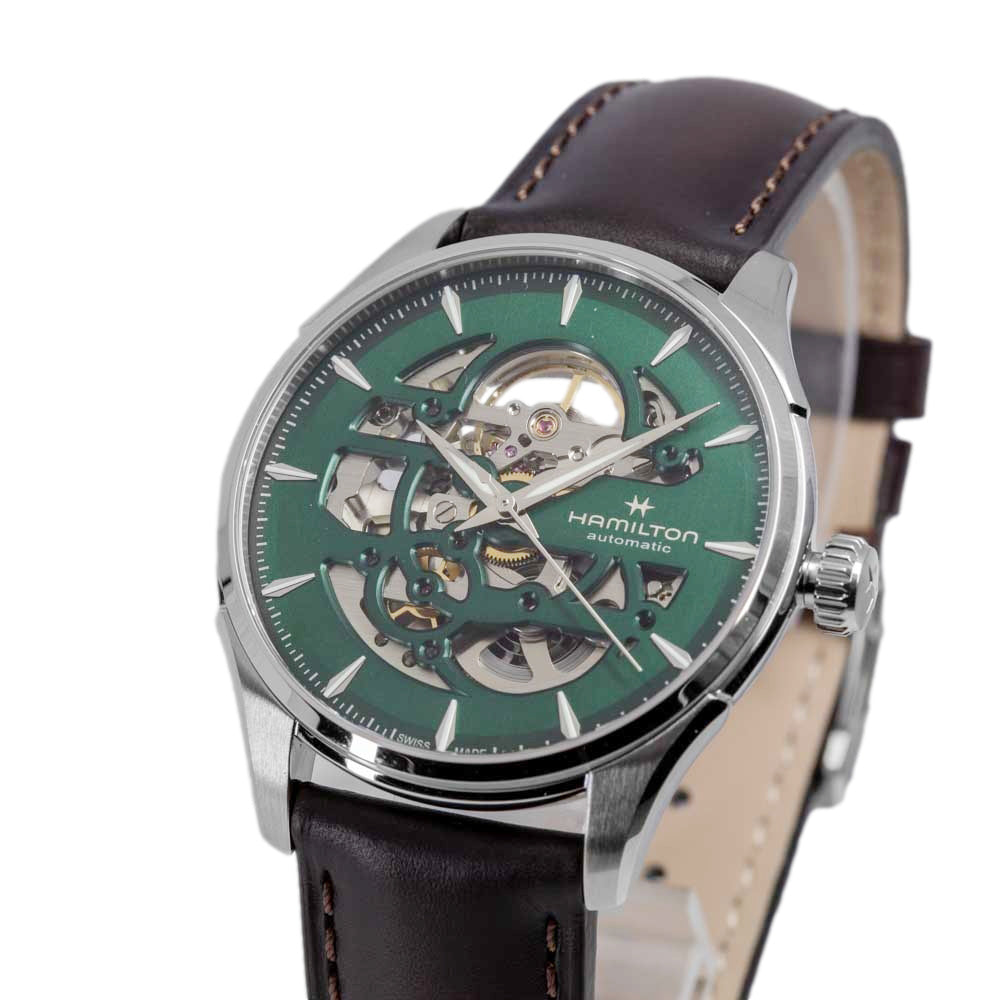 Hamilton Men's H42535560 Jazzmaster Skeleton 40mm Automatic