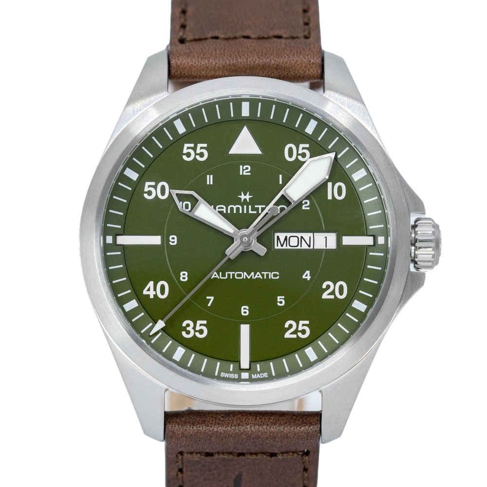 Hamilton Men's H64635560 Khaki Aviation Pilot Automatic