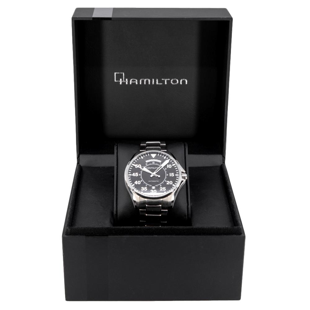 Hamilton Men's H64615135 Khaki Aviation Pilot Day Date Watch