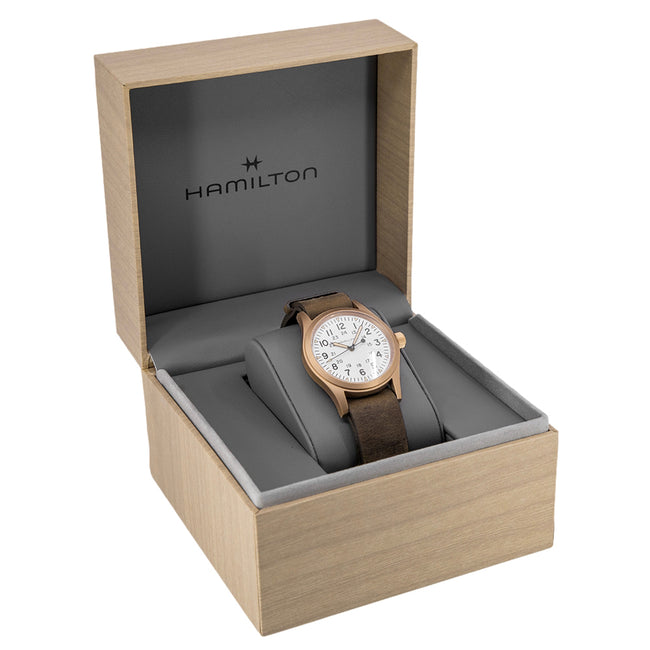 Hamilton Men's H69459510 Khaki Field Bronze 38 mm Mechanical